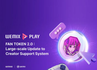 Wemade Unveils Fan Token 2.0: the next chapter of its pioneering innovative platform for supporting creators