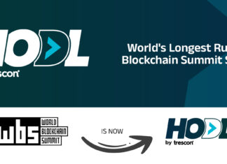 Trescon’s World Blockchain Summit Rebrands to HODL, Signalling a Bold New Era for Innovations in Blockchain and Beyond