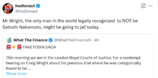 Craig Wright Could Face Jail Time After Defying Court Order in Bitcoin Creator Case