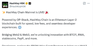 HashKey Group Launches Essential Ethereum Layer-2 HashKey Chain Mainnet