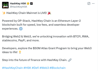 HashKey Group Launches Essential Ethereum Layer-2 HashKey Chain Mainnet