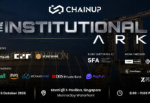 ChainUp Brings The Institutional Ark to TOKEN2049 Singapore, Focusing on Digital Asset Infrastructure and High-Value Deal Flow